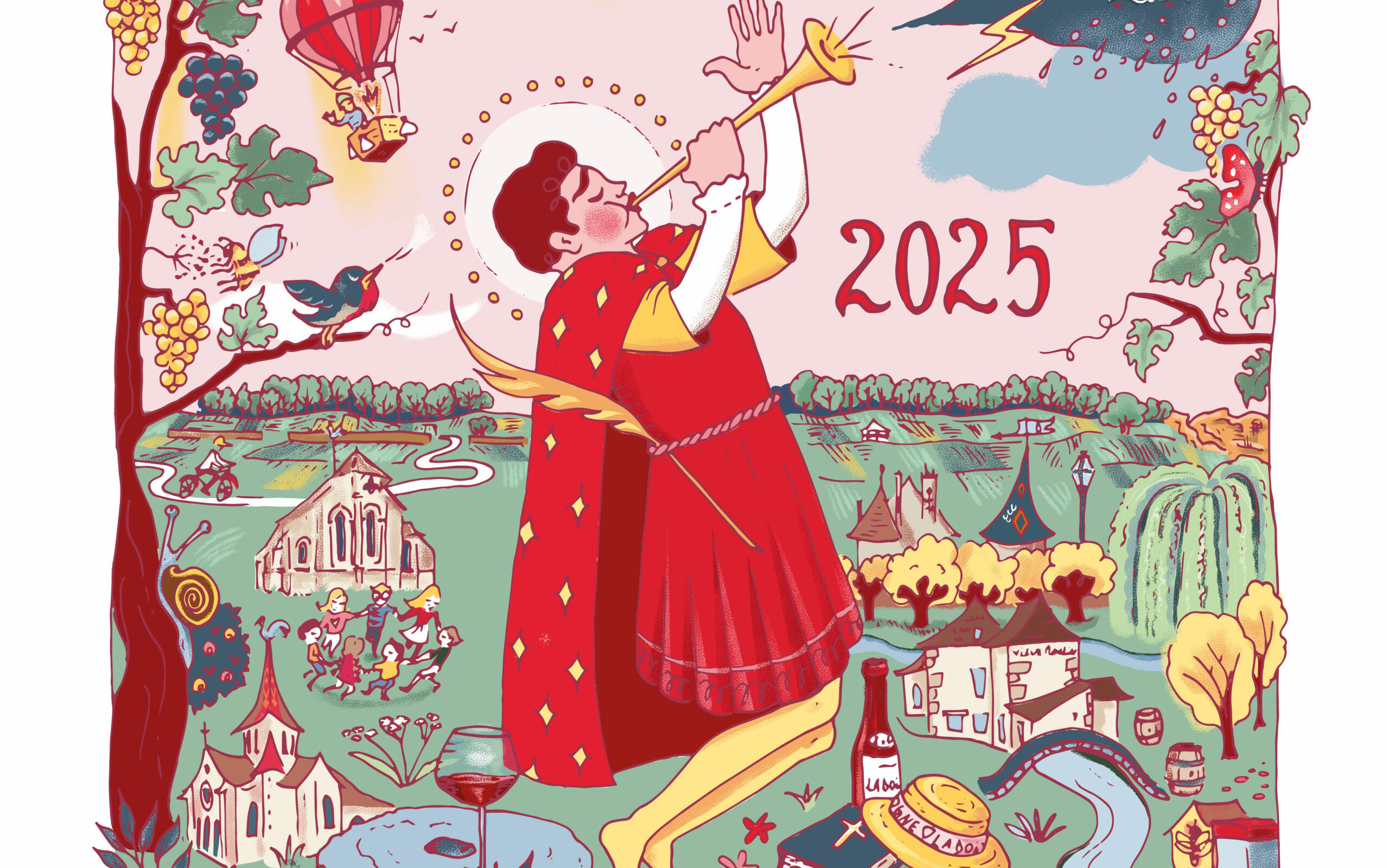 L'affiche de la SaintVincent Tournante 2025 SaintVincent Tournante